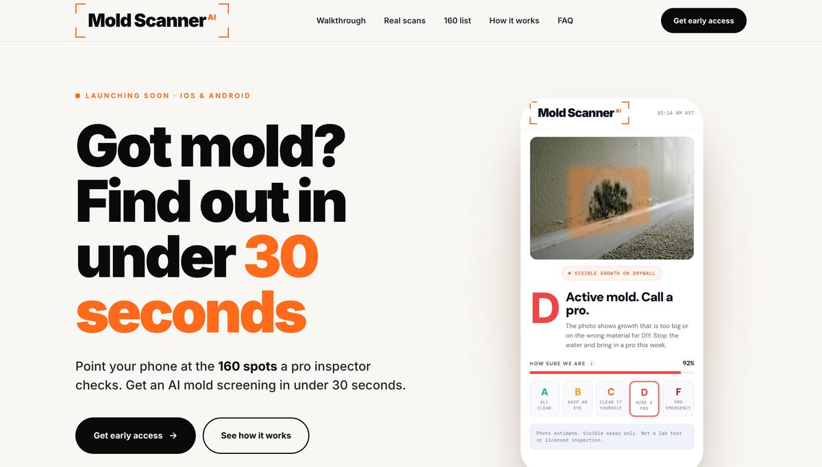 Mold Scanner built by Tested Media